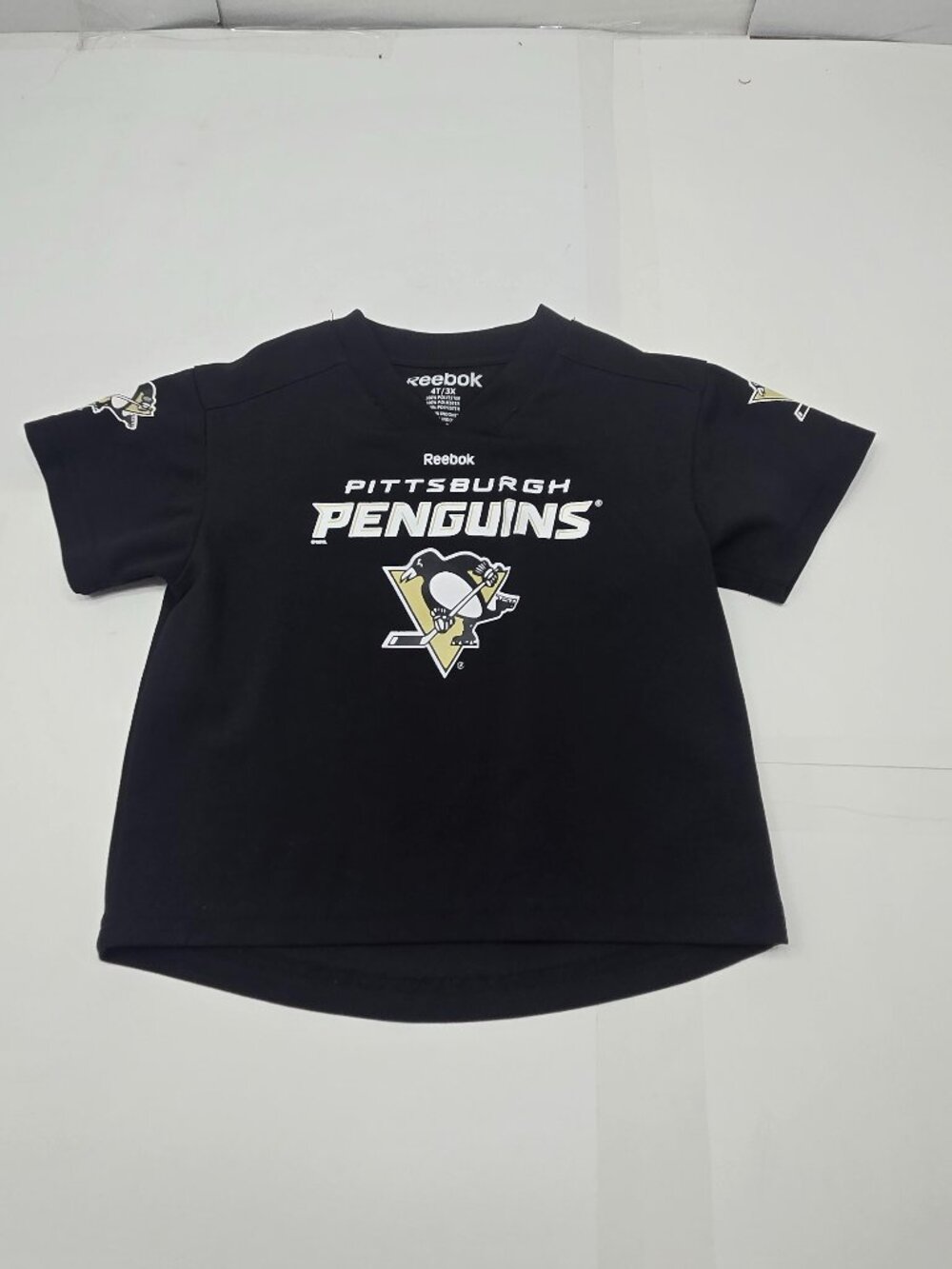 Reebok Pittsburgh Penguins Toddler 4T/3X NHL Hockey Shirt